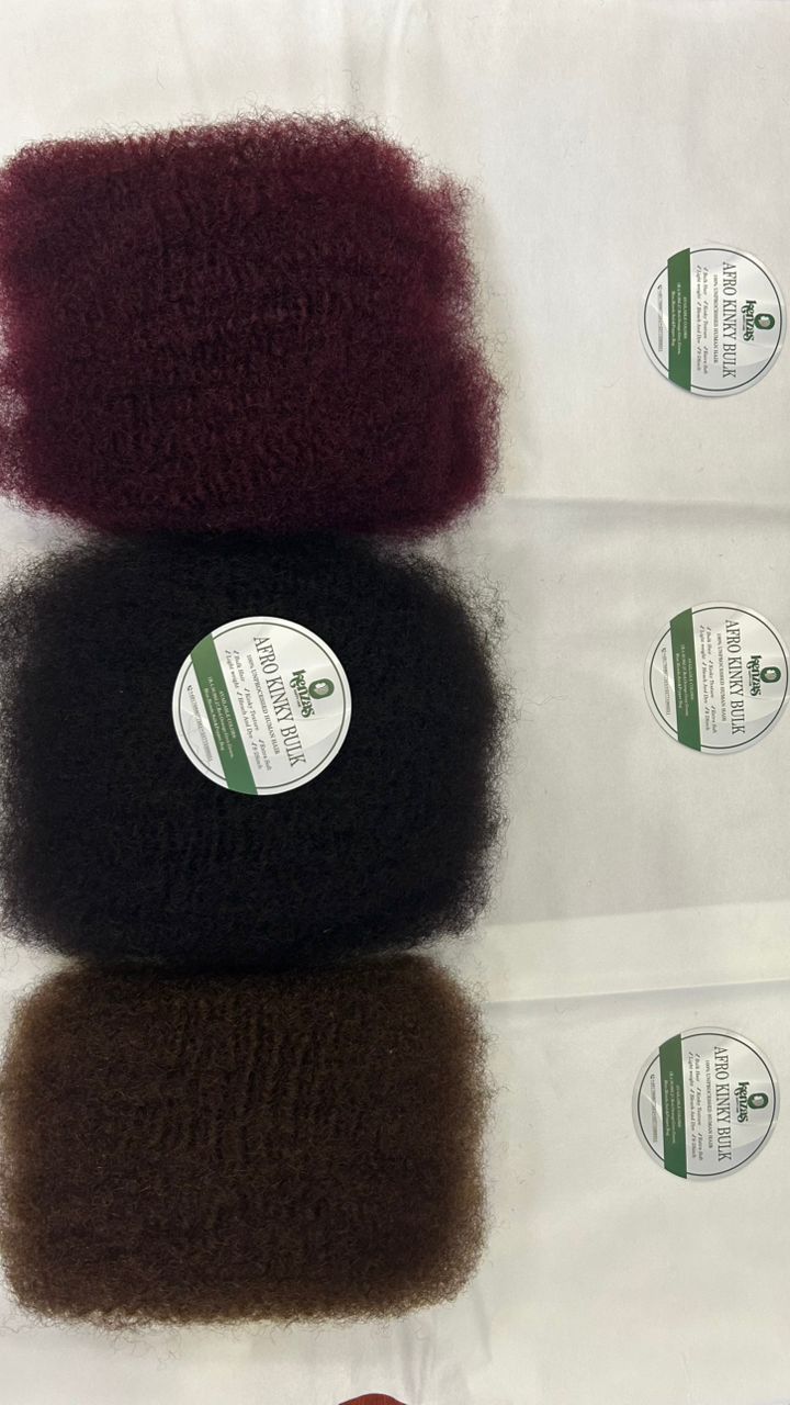 Afro kinky bulk couleurs